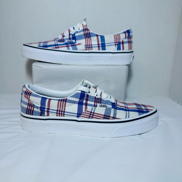 Vans Other - Vans unisex Plaid Sneakers - Red and Blue